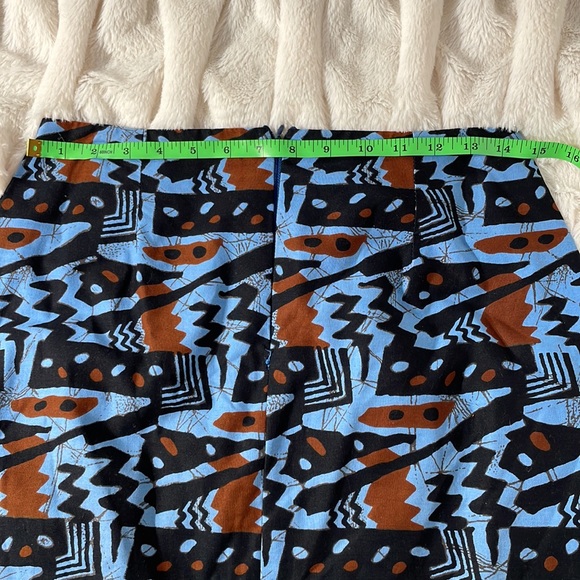 Hand crafted Handmade Jean Dubuffet Inspired Vintage Mermaid Midi Skirt - Picture 7 of 9